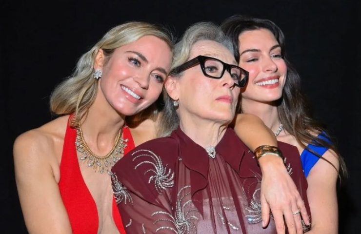 Emily Blunt Meryl Streep Anne Hathaway per il ritorno del "Diavolo Veste Prada 2"