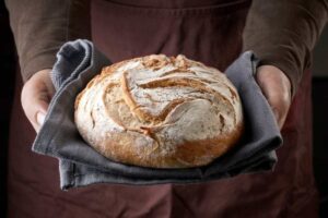 Pane croccante appena sfornato