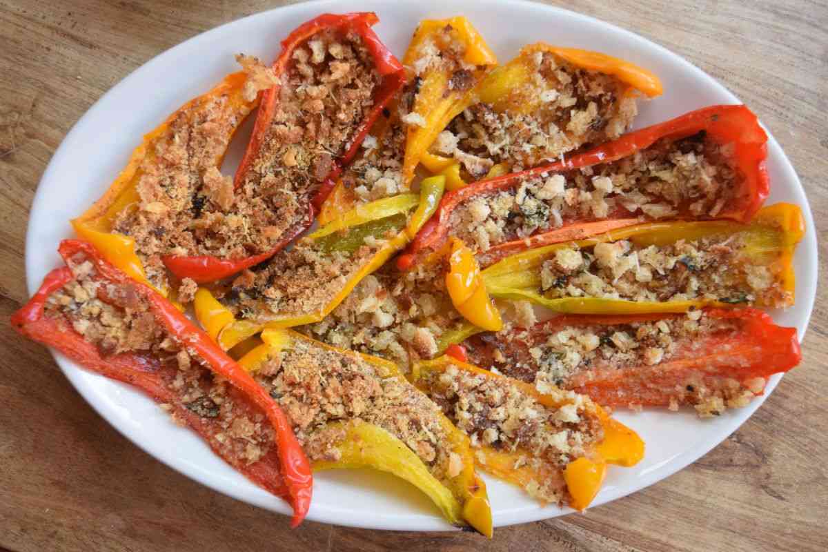 piatto con peperoni