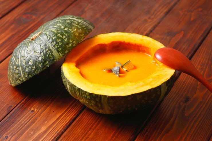 zucca con vellutata