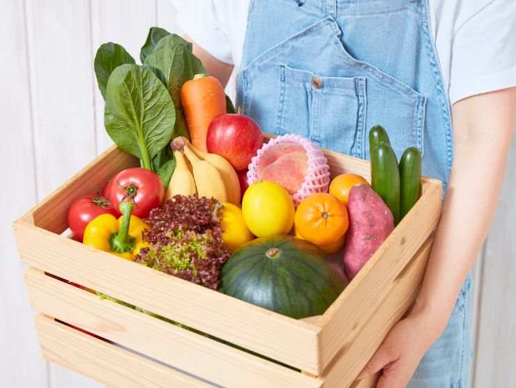 cassetta piena di frutta