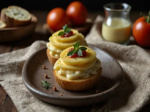 Mini Pandorini di Patate con Fonduta di Pecorino: L'Antipasto Natalizio che Sorprenderà Tutti